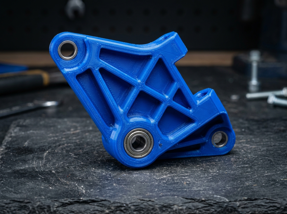 Componente mecánico 3D en PETG