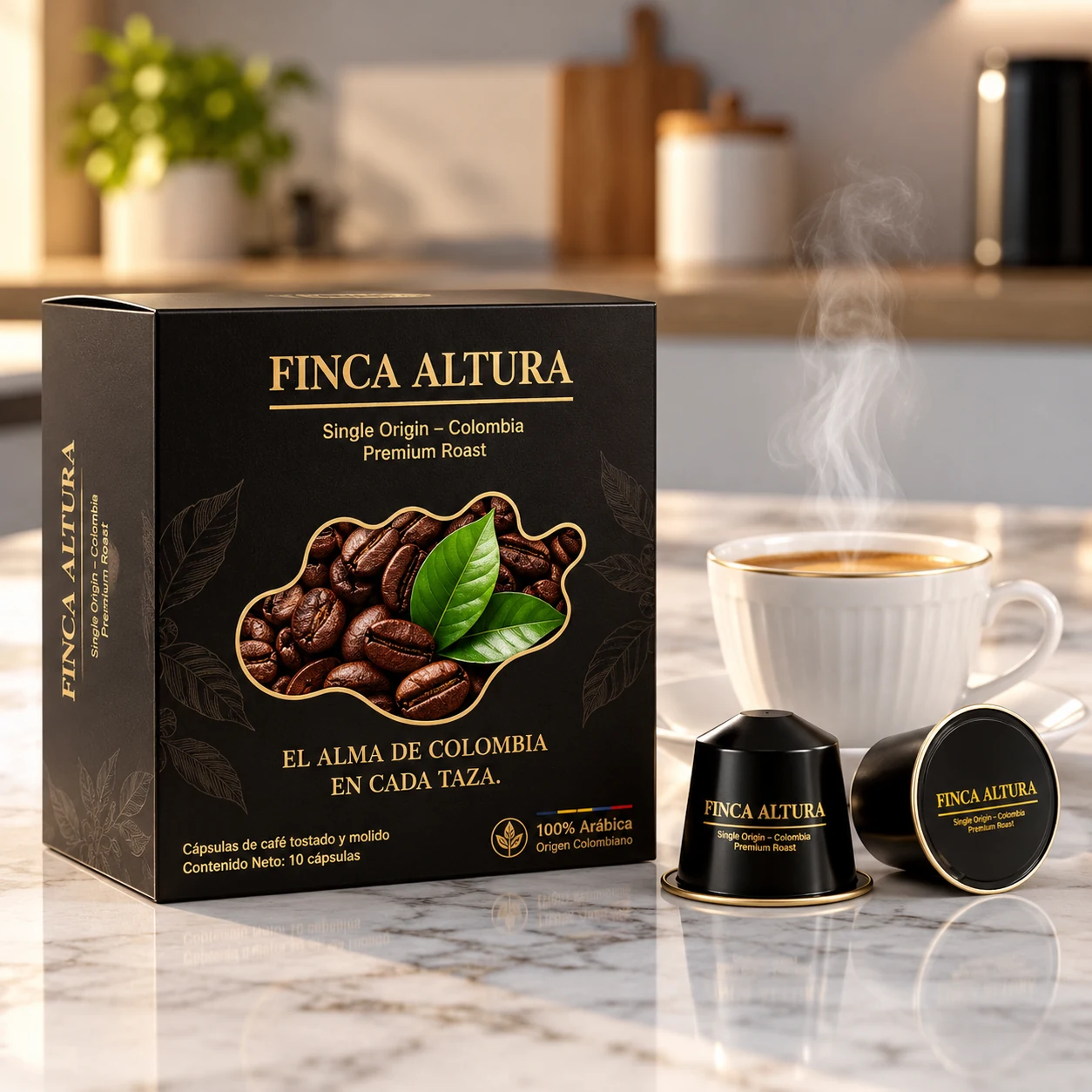 Finca Altura · Caja Rígida Café Gourmet