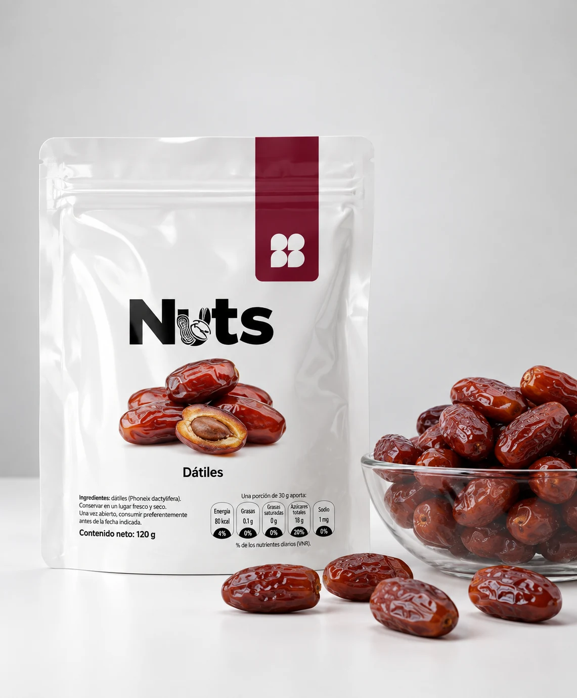Nuts · Bowl Dátiles Medjool Naturales