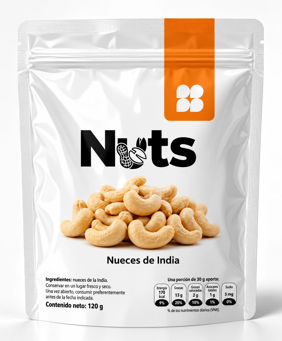 Nuts · Doypack Nueces de la India