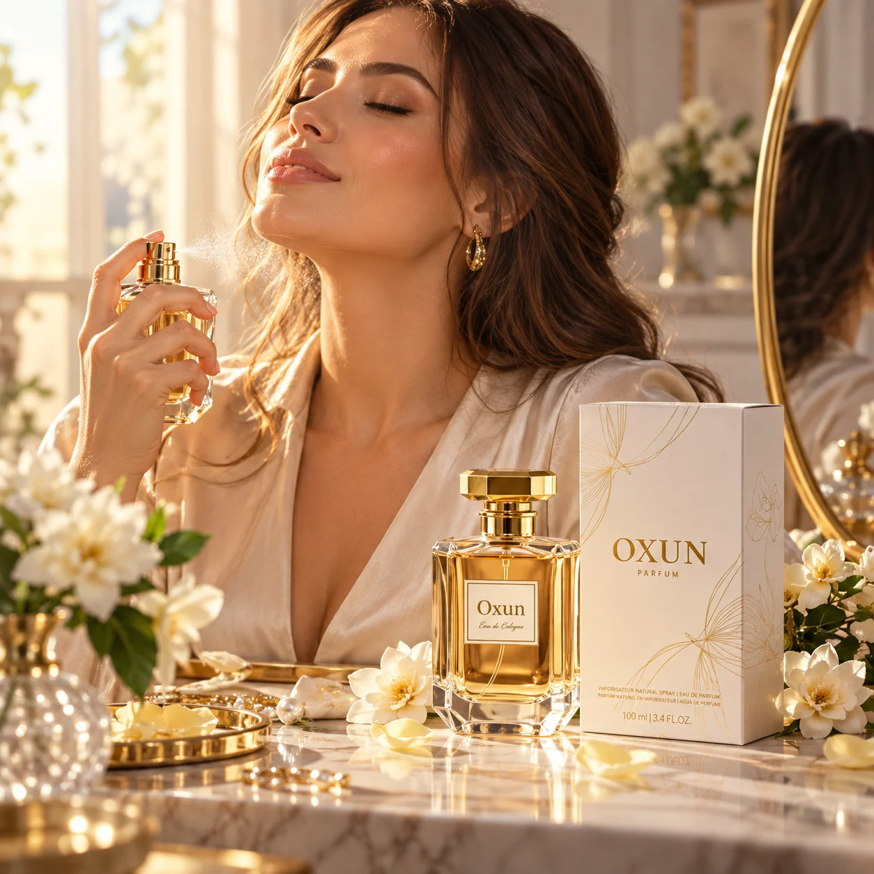 Parfum Oxum · Fotografía de Uso y Sensorialidad